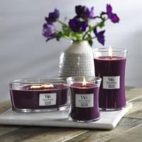 WoodWick Dark Poppy Large Hourglass Candle Extra Image 3 Preview